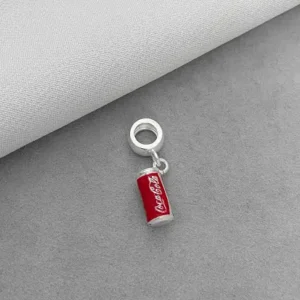 Berloque Mini Coca-Cola Prata 925