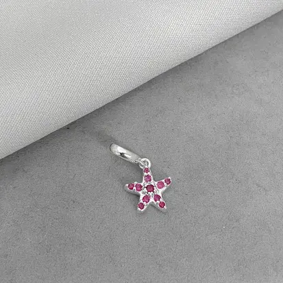Berloque Estrela do Mar Prata 925
