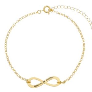 Pulseira Infinito personalizada