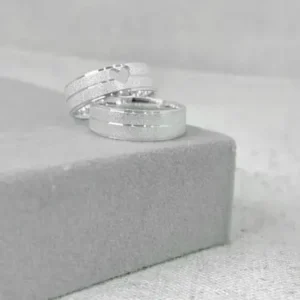 Aliança Fosca 6MM Prata 925